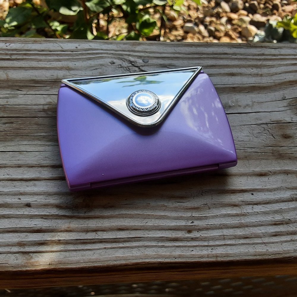 Mini Lavender Envelope-shaped Compact Mirror